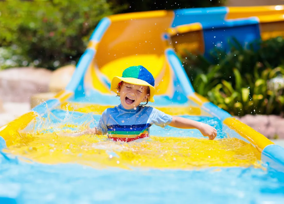 Toboggan aquatique