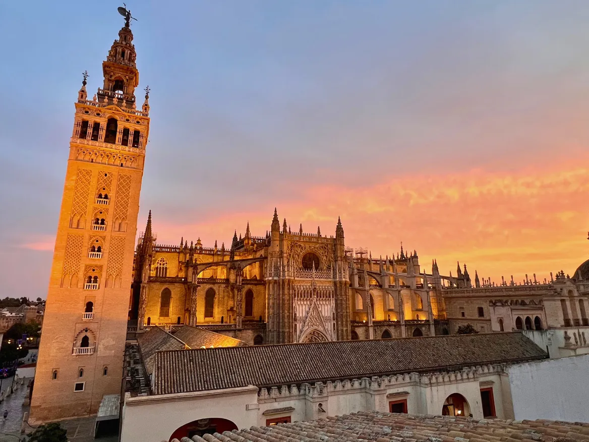 Atardecer en la Catedral de Sevilla