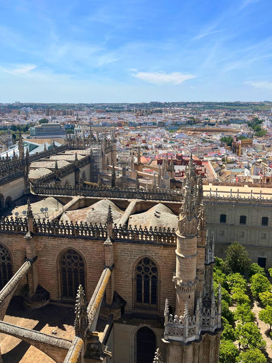 View of the Giralda in Seville