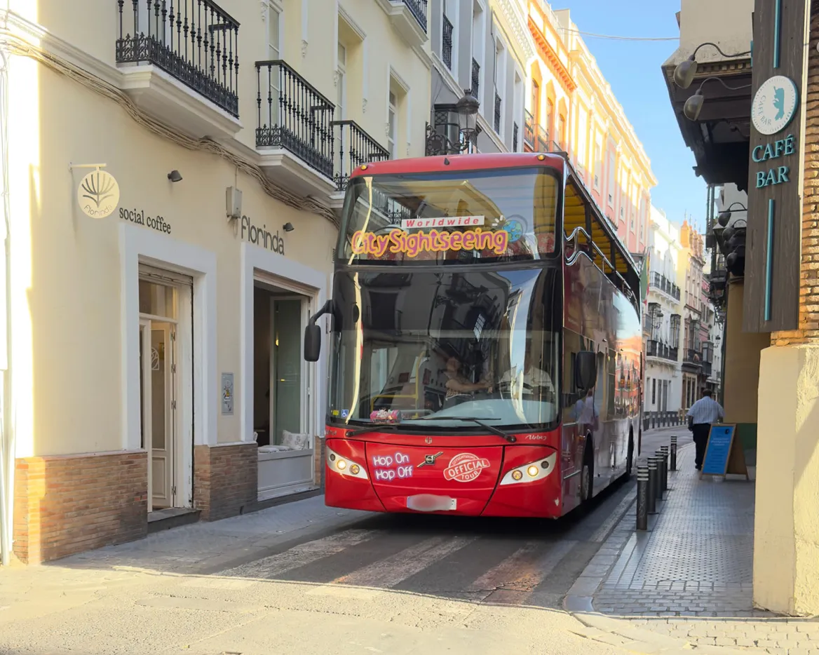 Seville tourist bus